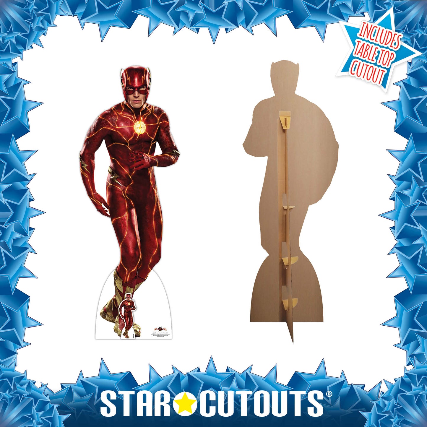 SC4314 The Flash Ezra Miller Action Pose Cardboard Cut Out Height 181cm