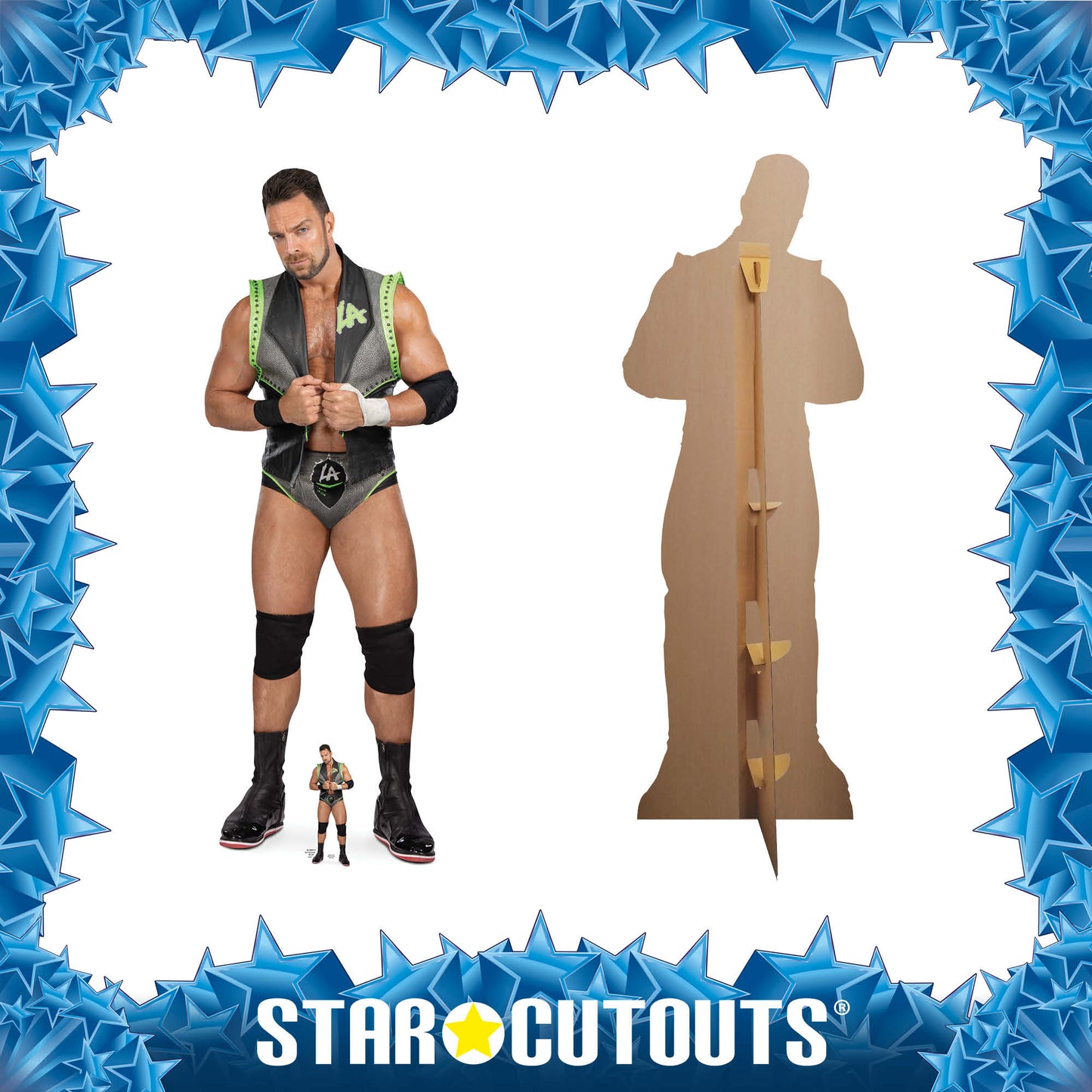 SC4325 LA Knight WWE Cardboard Cut Out Height 186cm