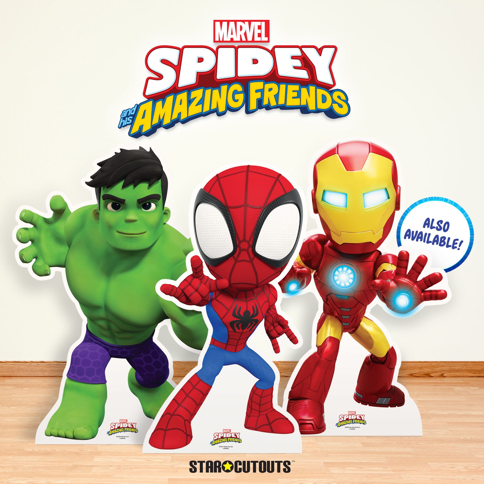 SC4342 Spin Spidey and His Amazing Friends Cardboard Cutout Height