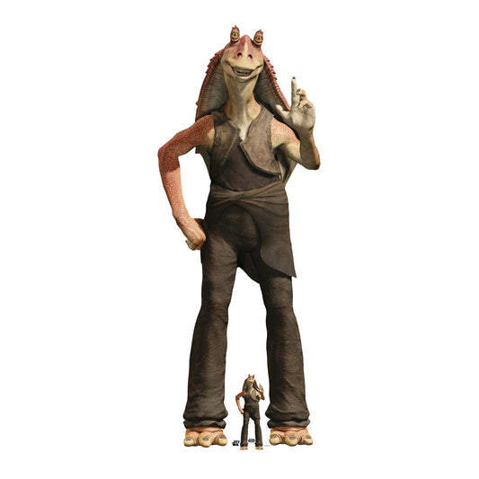 SC4367 Jar Jar Binks Star Wars Cardboard Cut Out Height 196cm