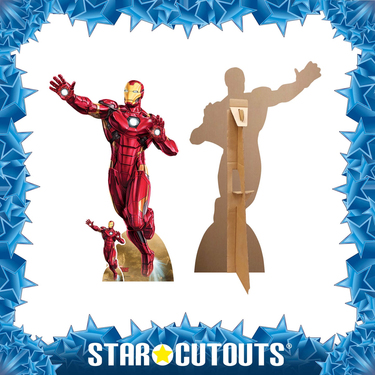 SC4389 Iron Man Star Mini Cardboard Cut Out Height 94cm