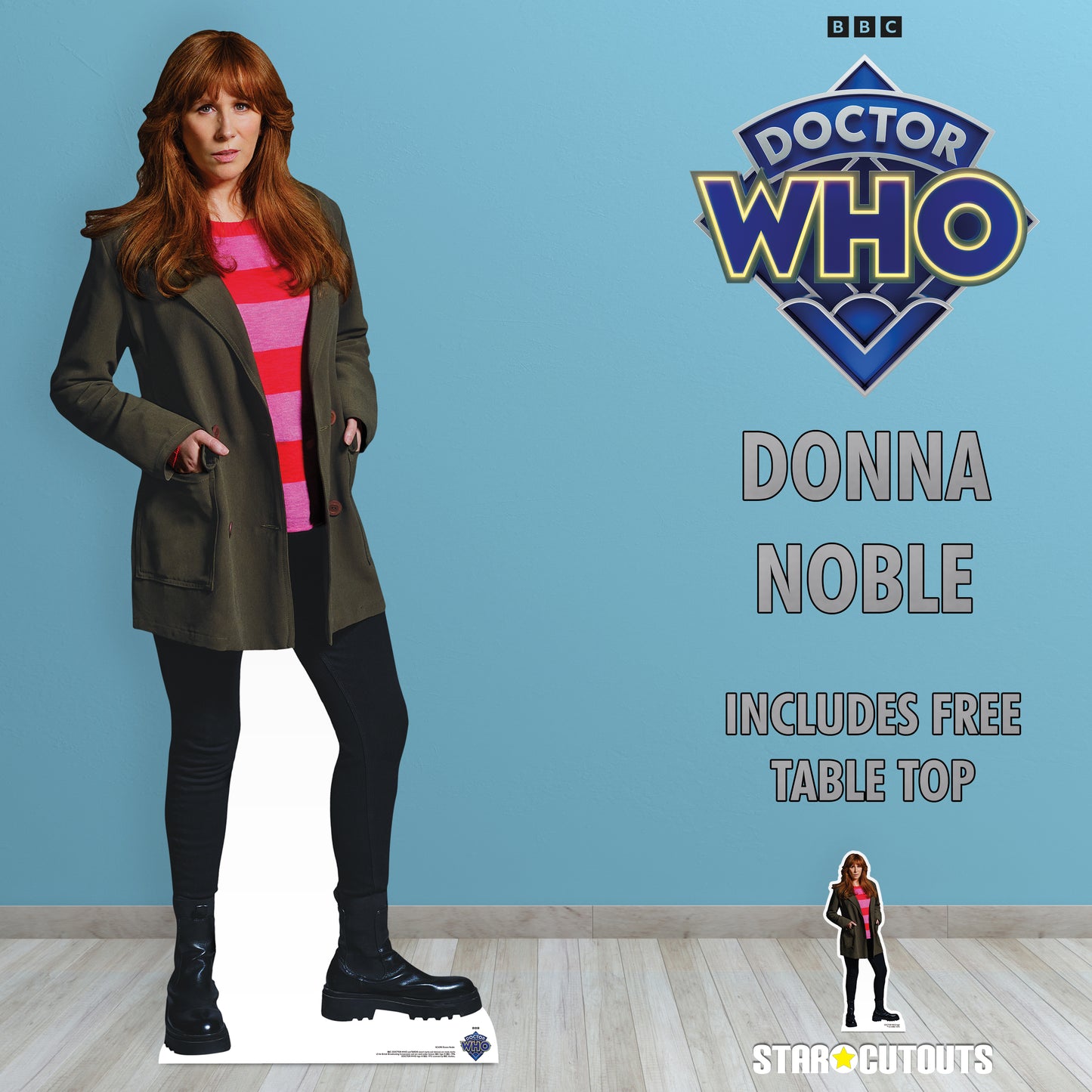 SC4390 Donna Noble  Doctor Who Cardboard Cut Out Height 171cm