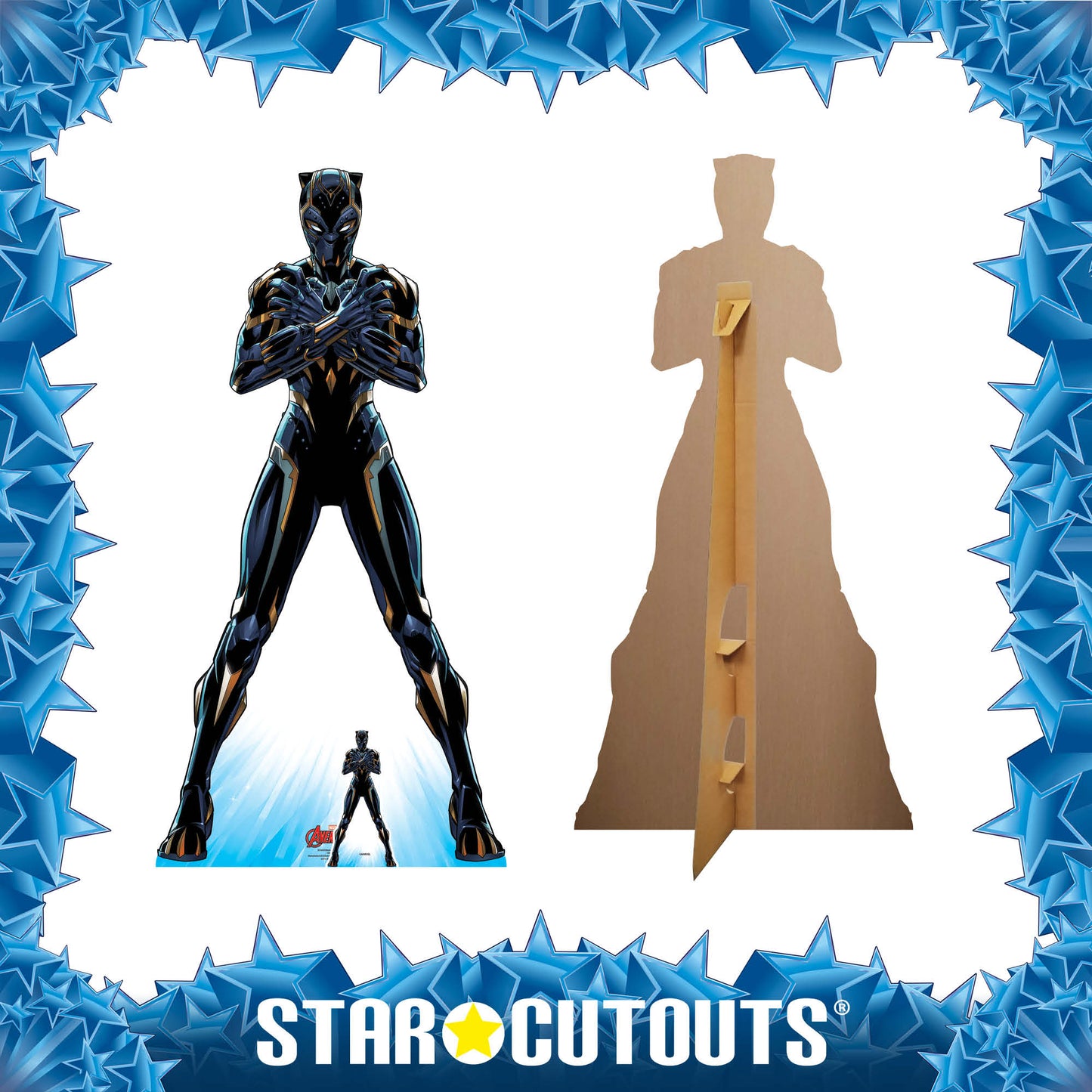 SC4445 Black Panther Shuri Cardboard Cutout With Mini Height 166cm