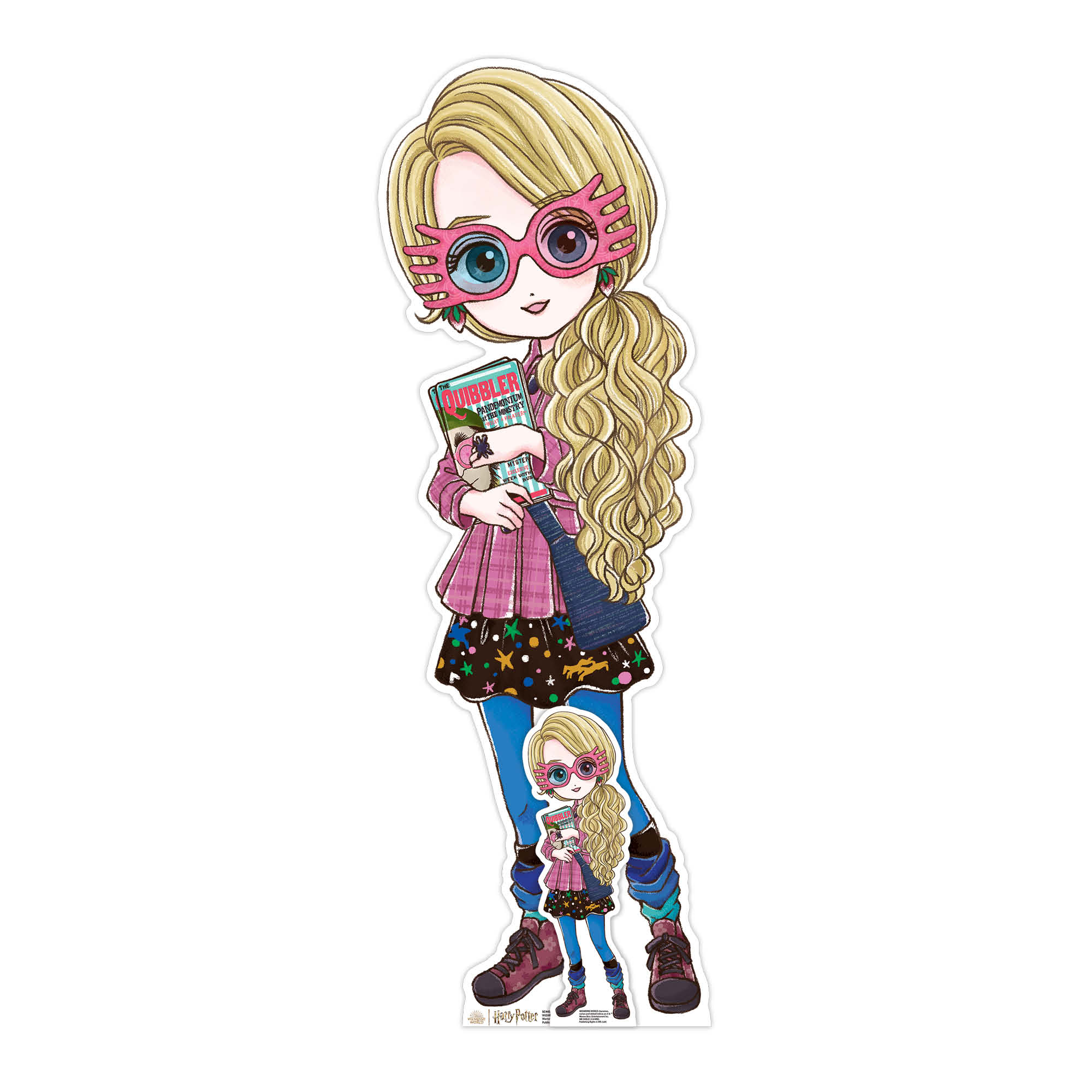 SC4456 Cute Luna Lovegood Animated Cardboard Cut Out Height 92cm – Star ...