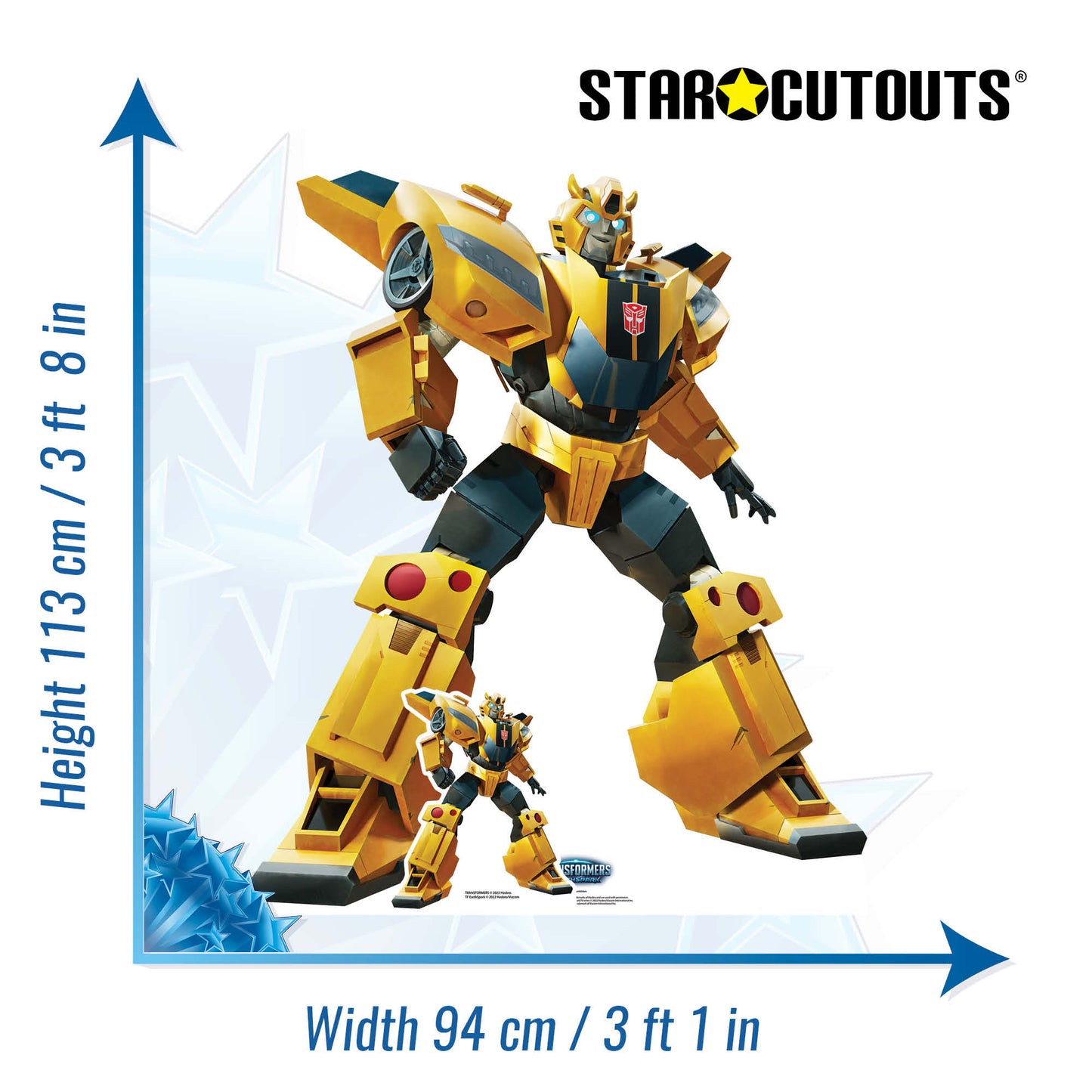 SC4460 Bumblebee Transformers Cardboard Cut Out Height 113cm