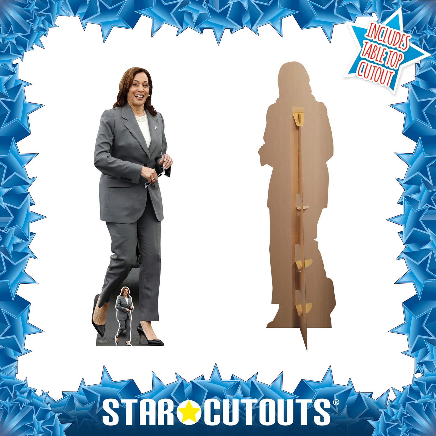 SC4474 Kamala Harris - Democratic Politician Cardboard Cut Out Height 163cm