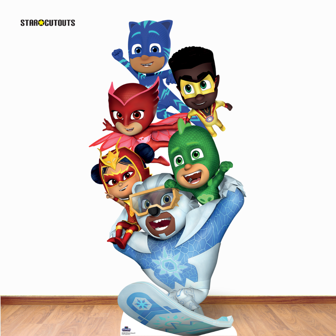 SC4500 PJ Masks Group Shot Cardboard Cut Out Height 175cm