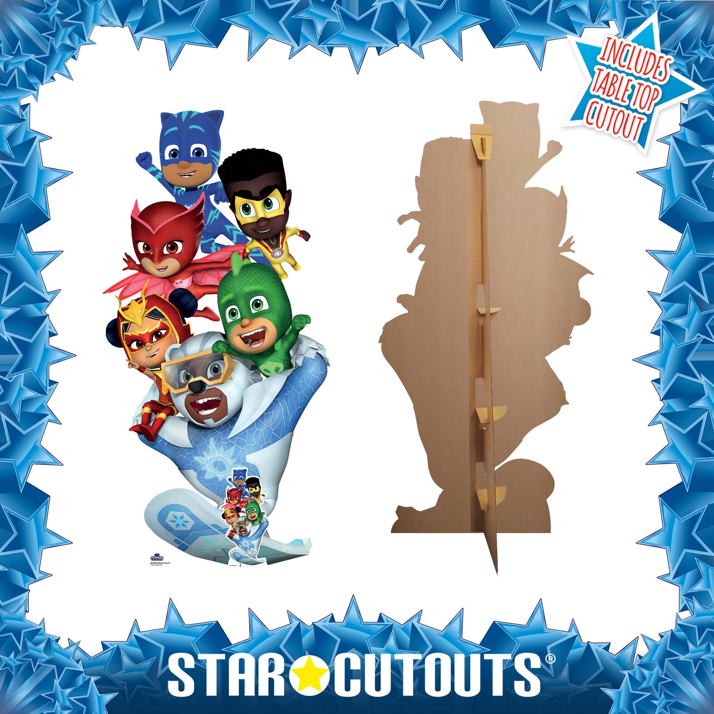 SC4500 PJ Masks Group Shot Cardboard Cut Out Height 175cm