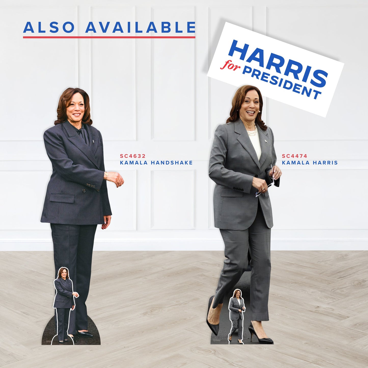 SC4474 Kamala Harris - Democratic Politician Cardboard Cut Out Height 163cm 