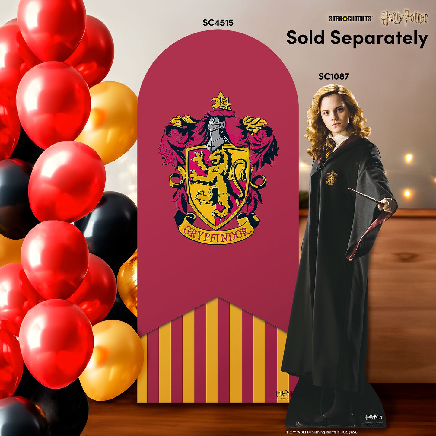 SC4515 Gryffindor Backdrop Single Harry Potter Cardboard Cut Out Height 185.00cm