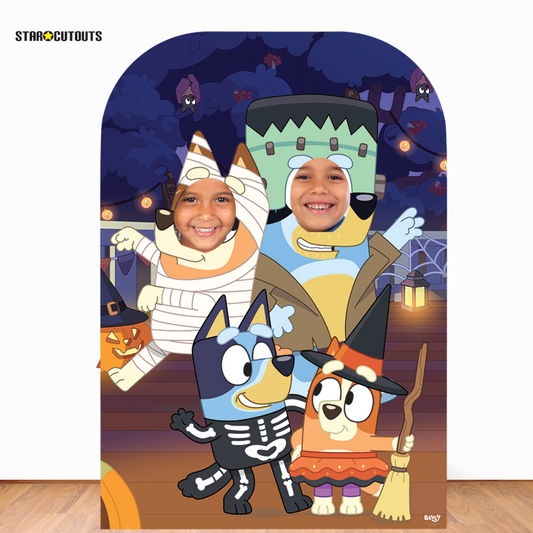 SC4537 Bluey Halloween Stand-In Cardboard Cut Out Height 131cm