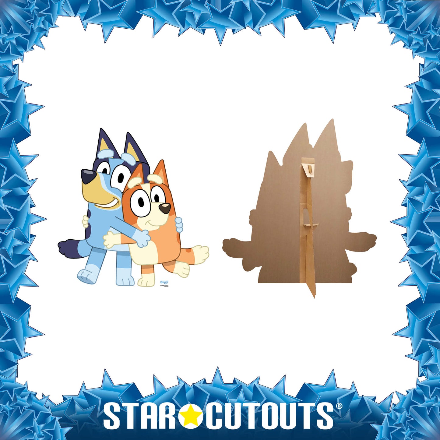 SC4558 Bluey and Bingo Cardboard Cut Out Height 91cm