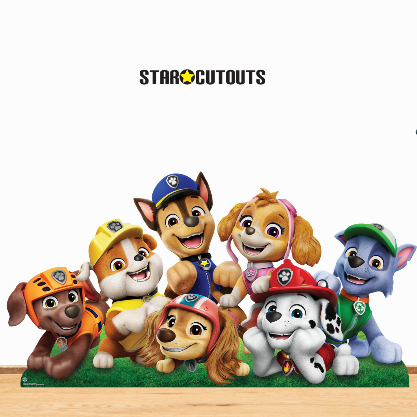 SC4601 Paw Patrol Group Shot Wide Cardboard Cut Out Height 94cm