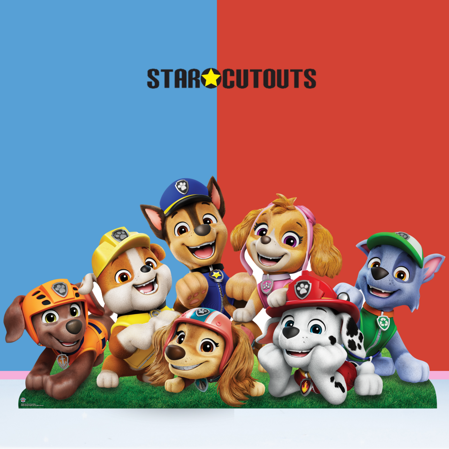 SC4601 Paw Patrol Group Shot Wide Cardboard Cut Out Height 94cm