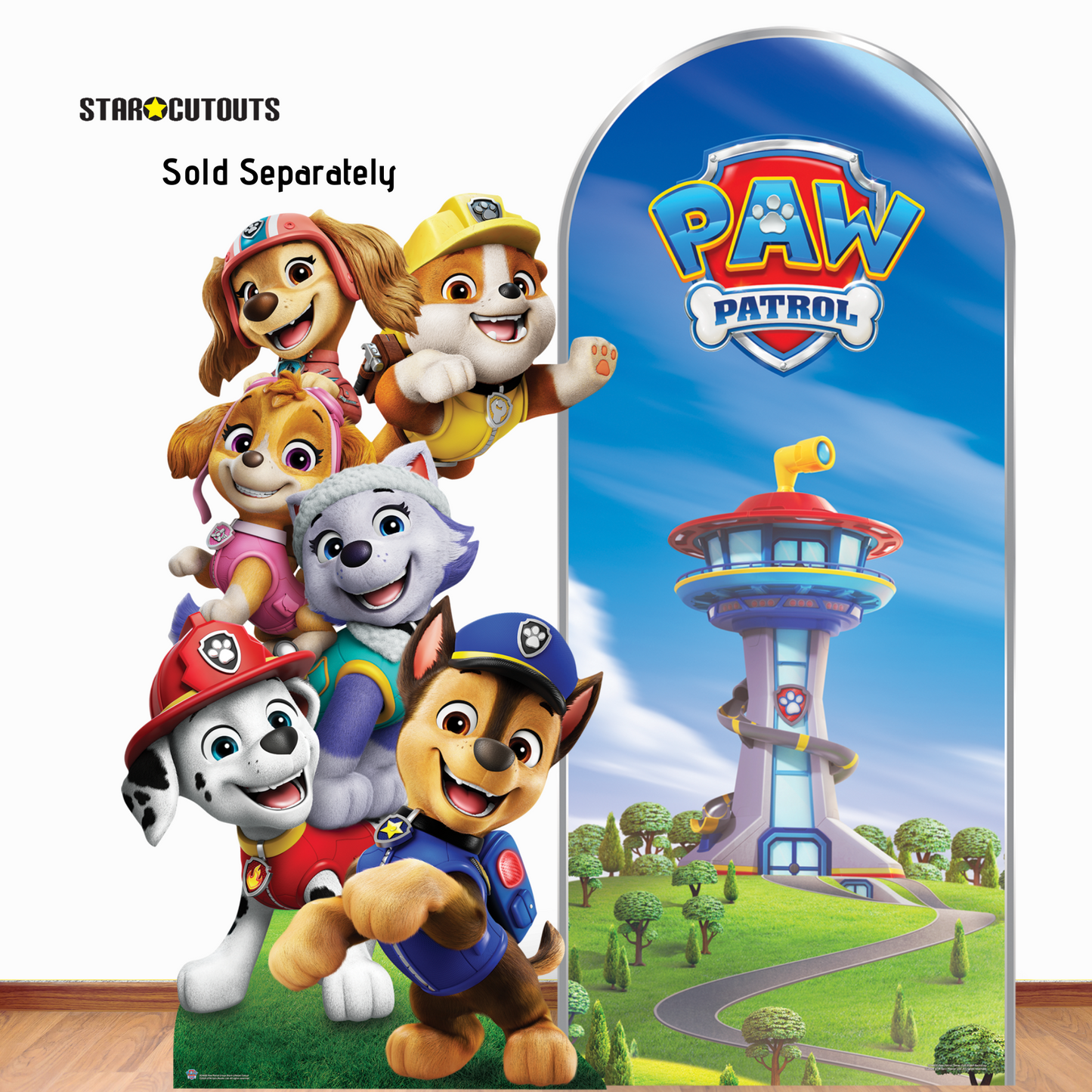 SC4602 Paw Patrol Group Shot Cardboard Cut Out Height 164cm