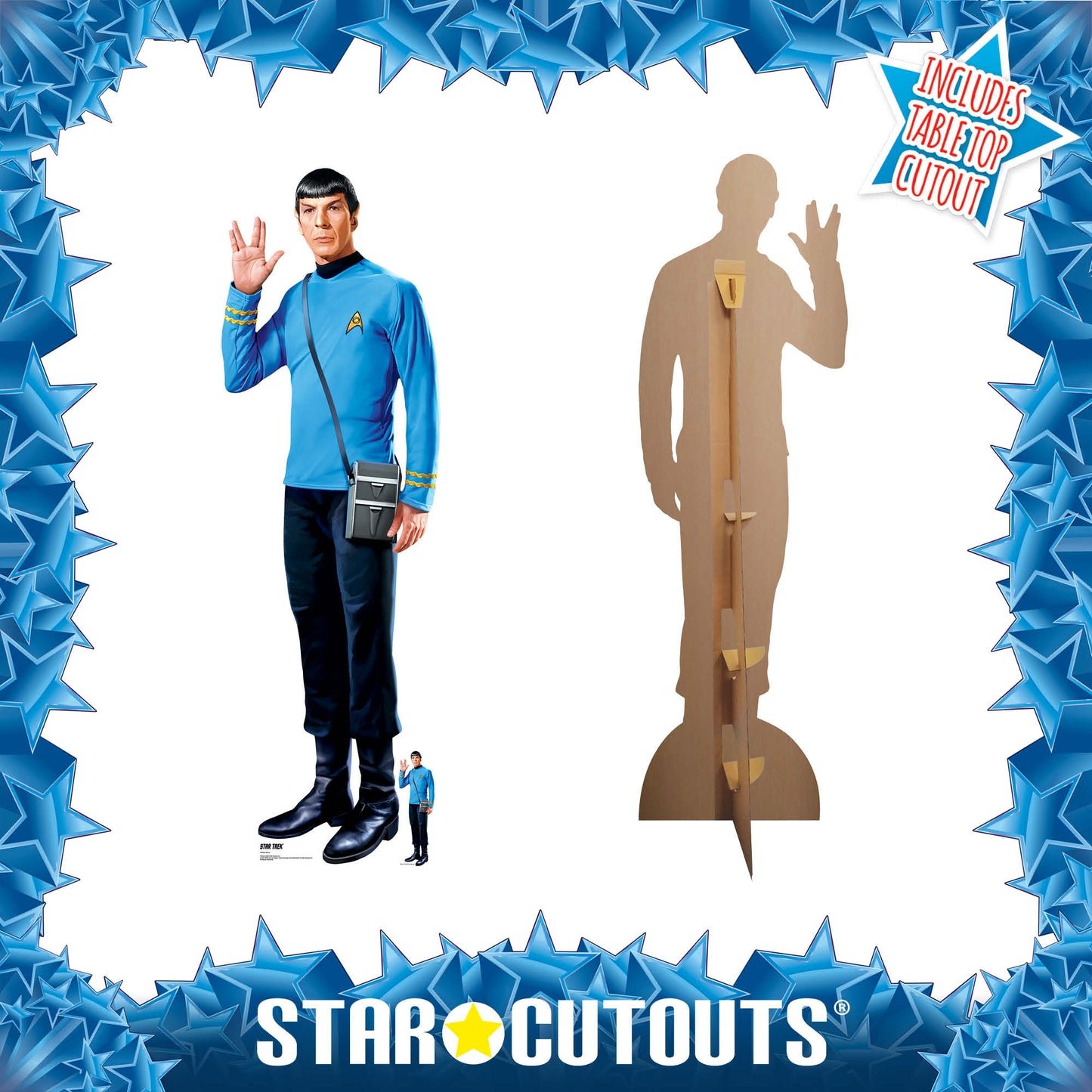 SC4674 Spock Cardboard Cut Out Height 184cm