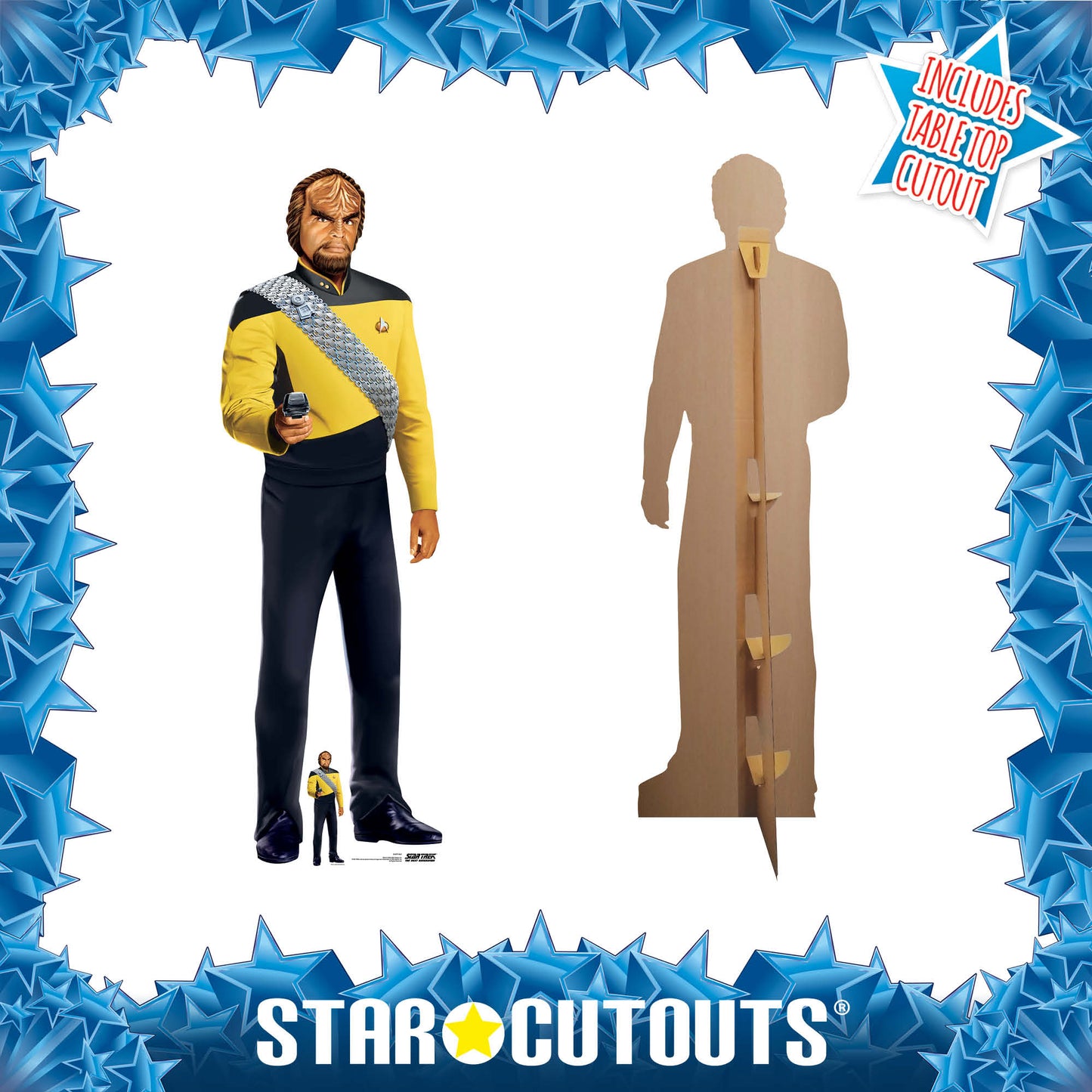 SC4678 Worf Cardboard Cut Out Height 193cm