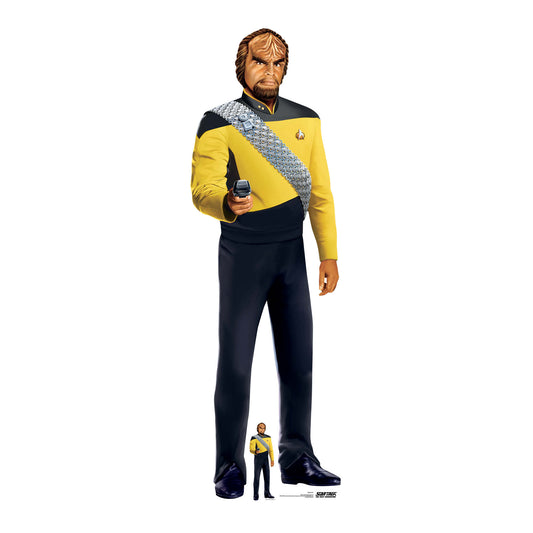 SC4678 Worf Cardboard Cut Out Height 193cm