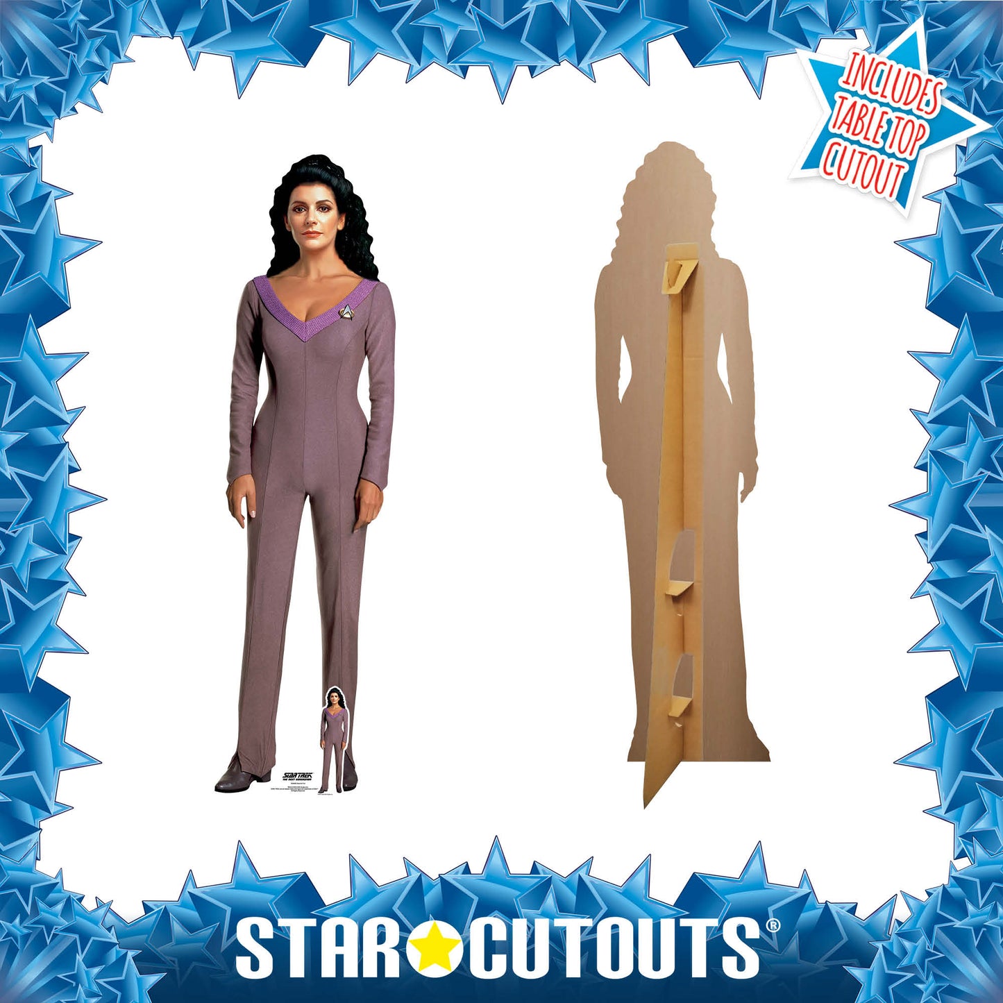 SC4682 Deanna Troi Cardboard Cut Out Height 163cm