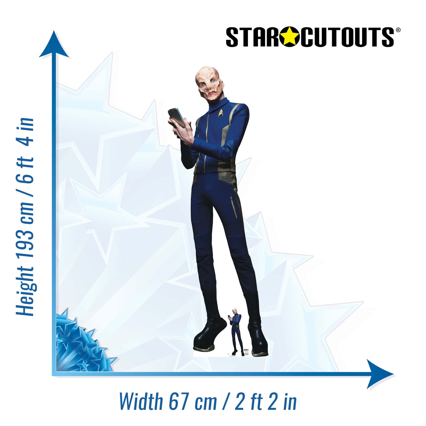 SC4709 Saru Cardboard Cut Out Height 193cm