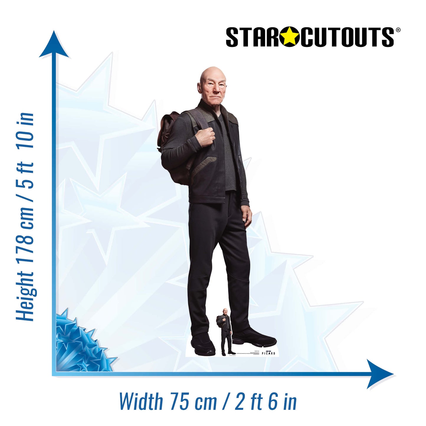 SC4832 Picard Cardboard Cut Out Height 178cm