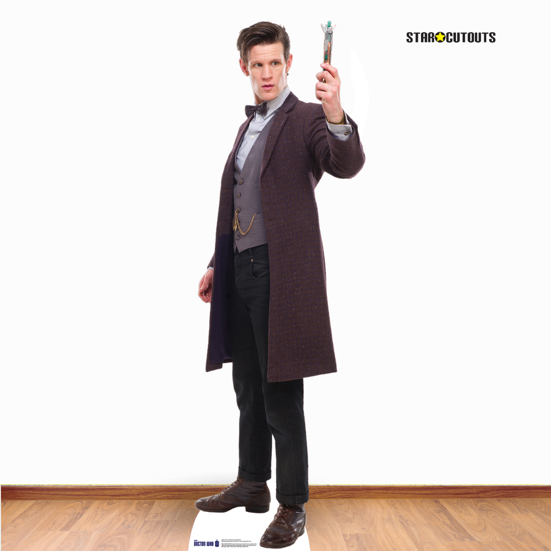 SC607 The 11th Doctor 2013 Screwdriver Matt Smith Cardboard Cut Out Height 180cm