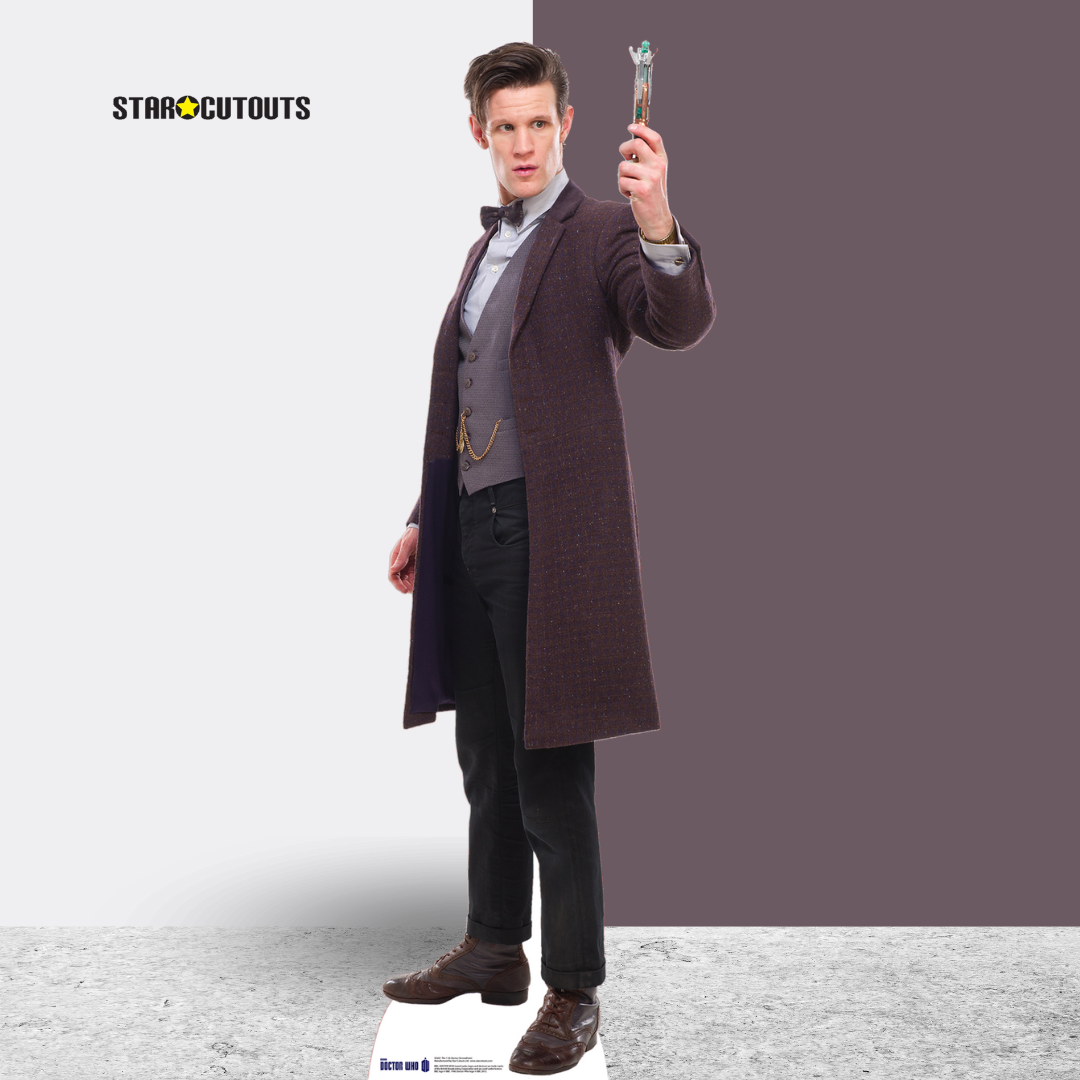 SC607 The 11th Doctor 2013 Screwdriver Matt Smith Cardboard Cut Out Height 180cm