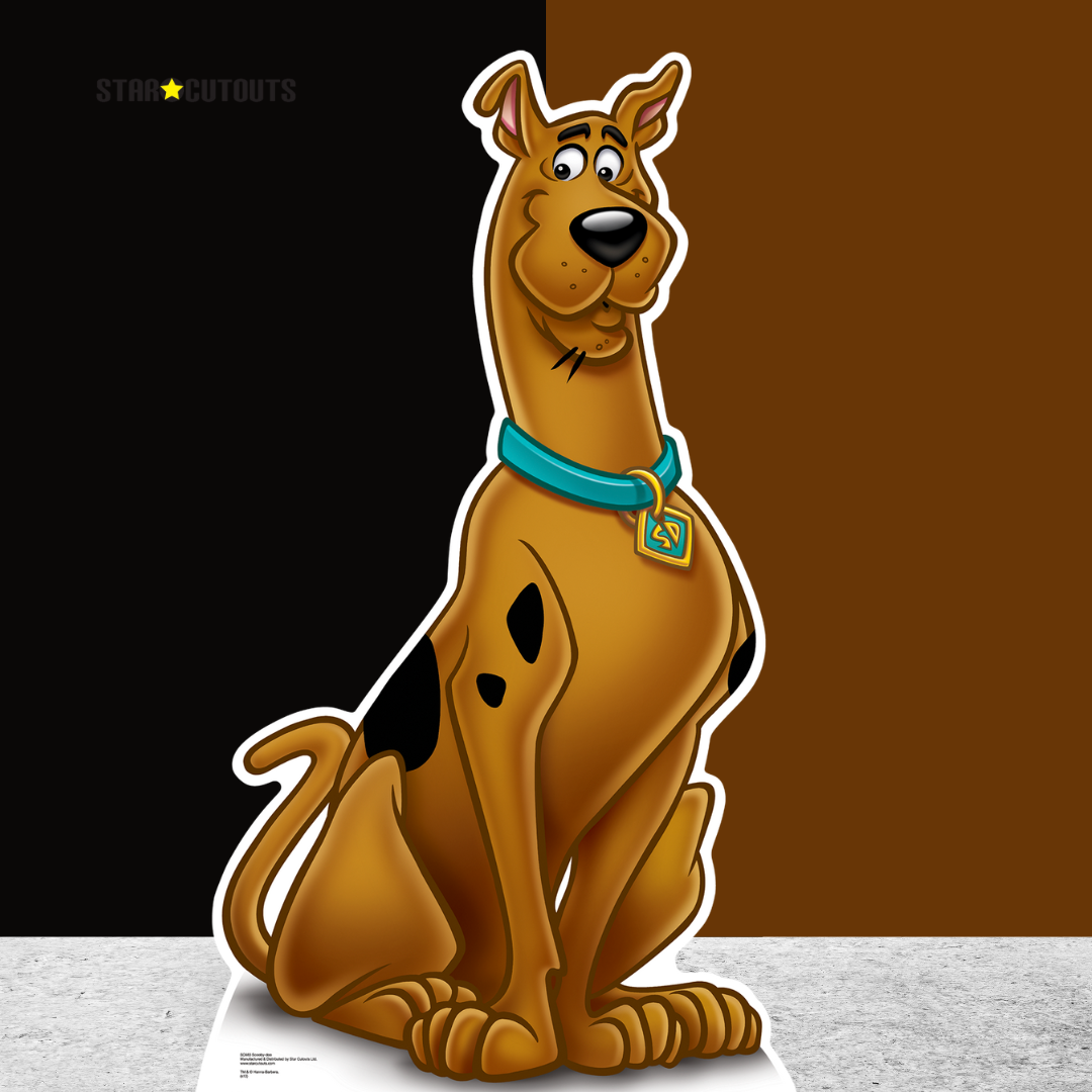 SC683 Scooby Doo Cardboard Cut Out Height 135cm