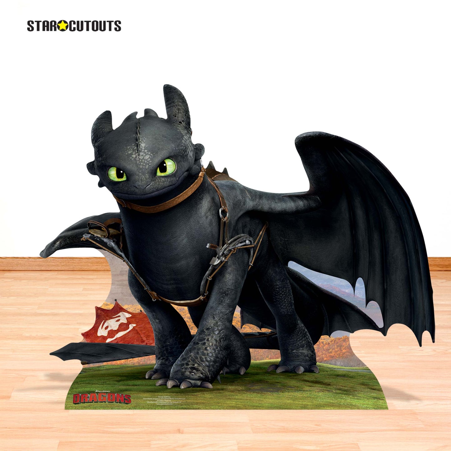 How to Train Your Dragon decorations, Toothless cutout, Viking birthday party, HTTYD life-size cutout, How to Train Your Dragon fan gift, animated movie merch