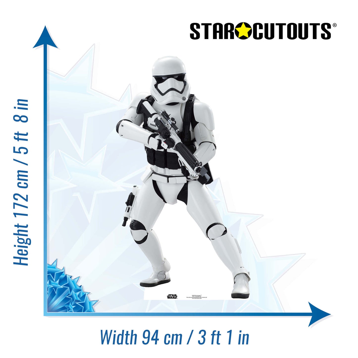 SC832 Stormtrooper (SW:TFA) Cardboard Cut Out Height 172cm