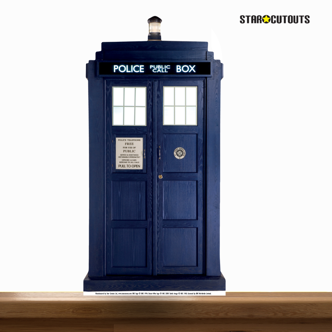 SC915 Tardis STAR MINI Cardboard Cut Out Height 95cm