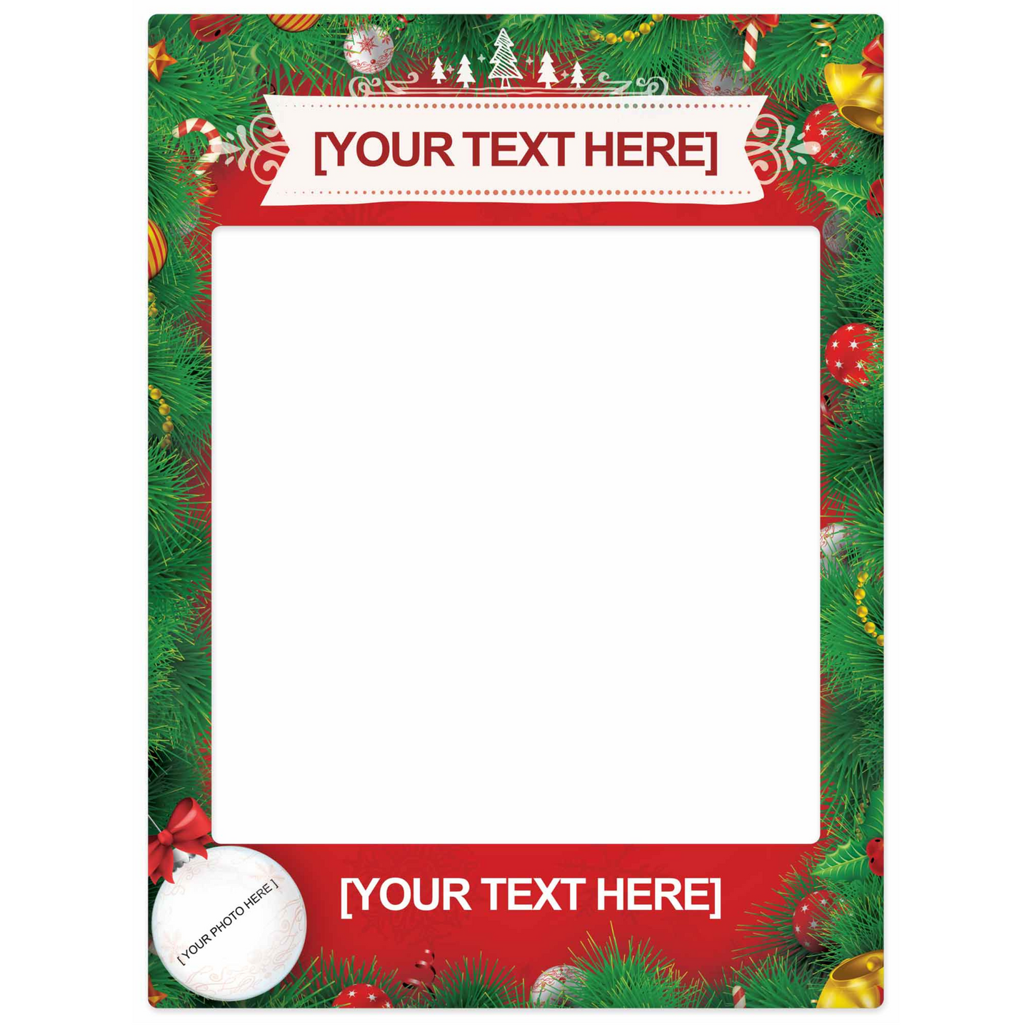 SF009 Selfie Frame Festive Christmas & Props Regular Size  Height 79.5 cm