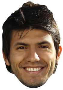 SM195 SERGIO AGUERO  Footballer Single Face Mask