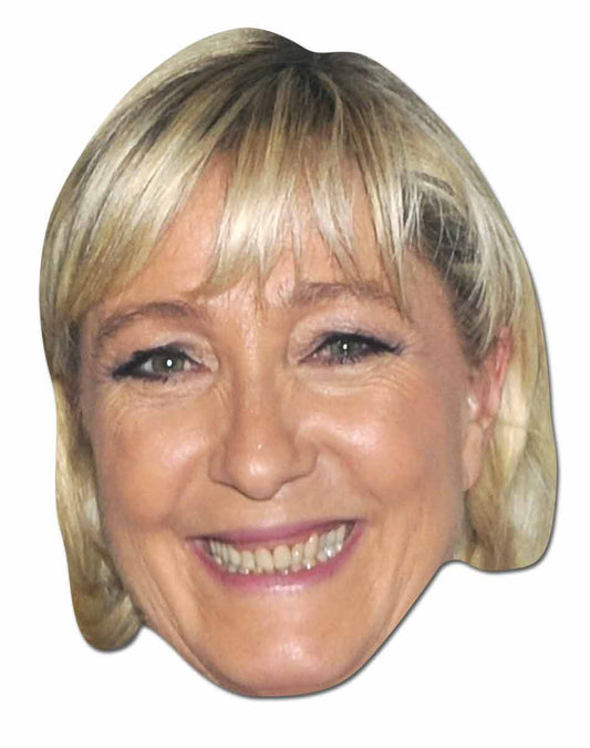 SM254 Marine Le Pen Politician Single Face Mask