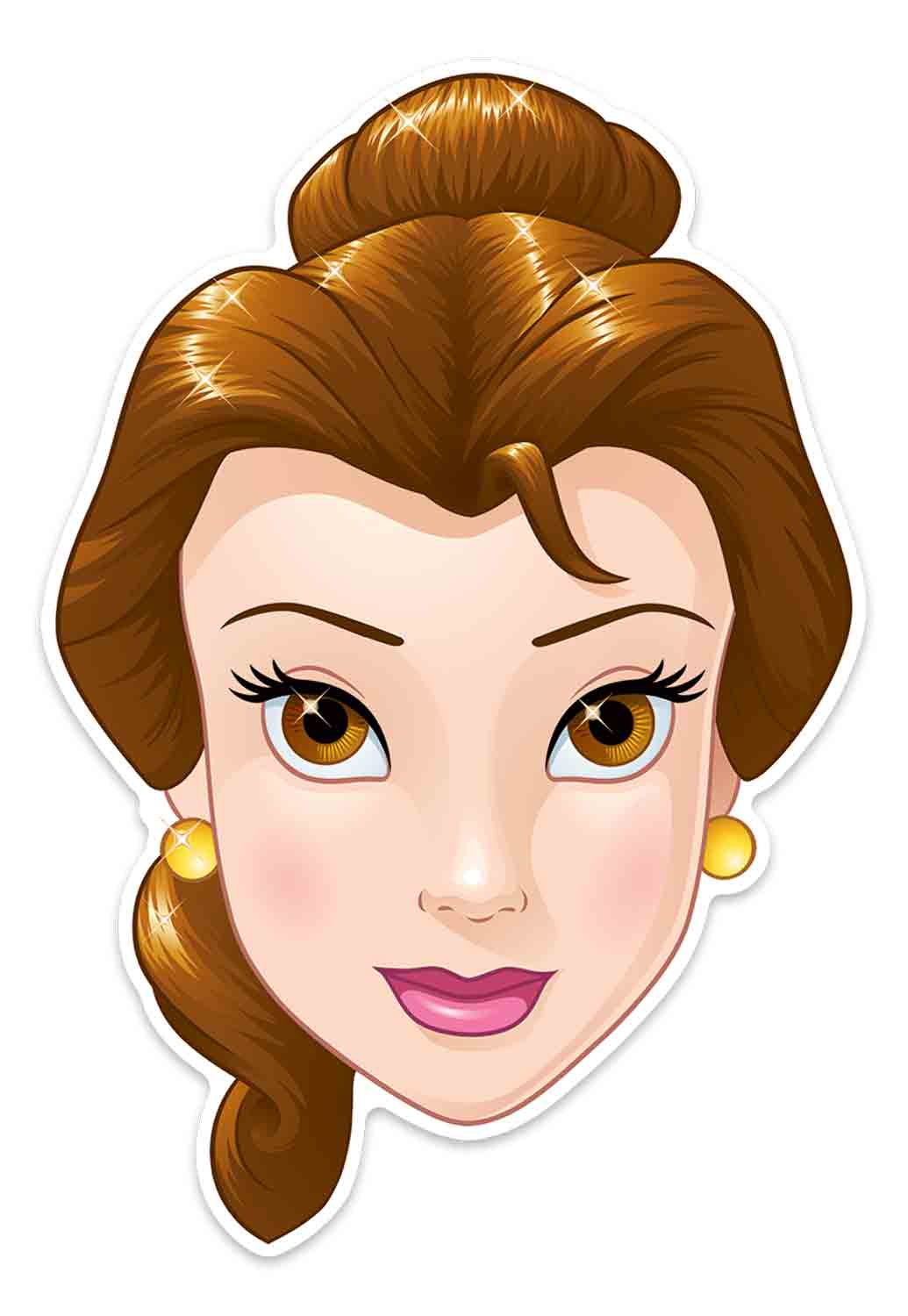 SM330 Belle     Princess Disney Single Face Mask