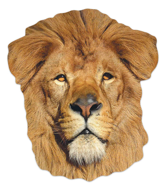 SM386 Lion Animal Single Face Mask