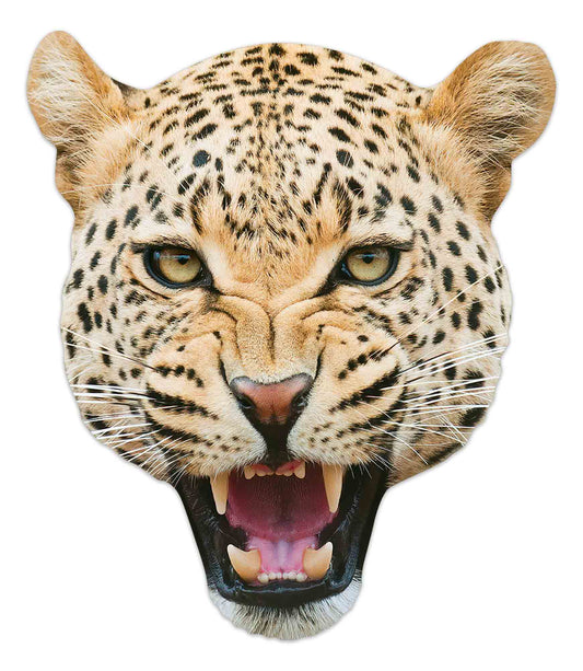 SM391 Leopard Animal Single Face Mask