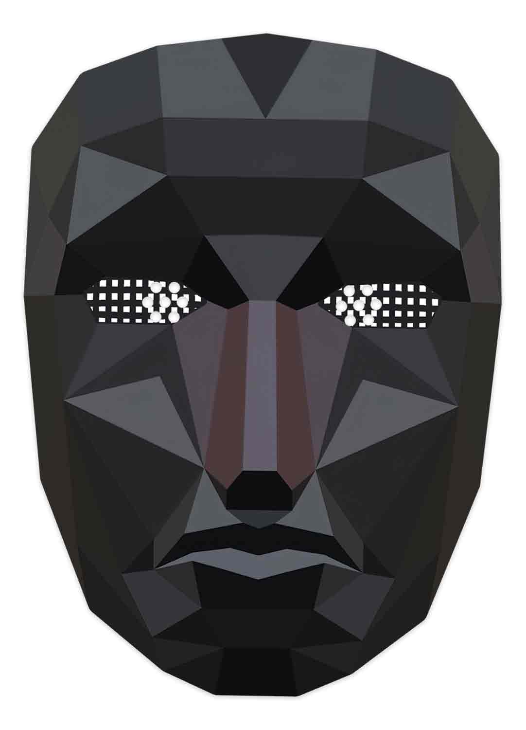 SM405 Polygon   Inspired  1D Flat    Star Party Single Face Mask