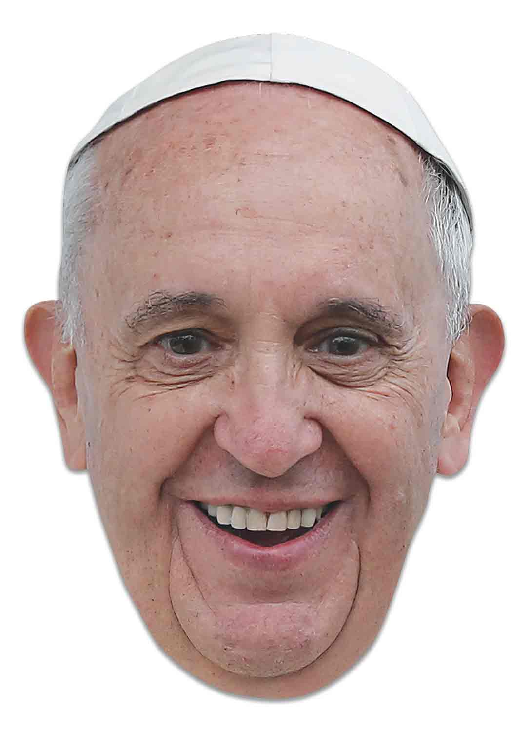 Sm417 Pope Francis Star Party Single Face Mask Star Cutouts 