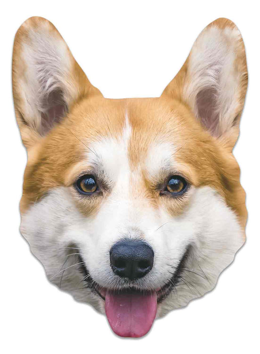 SM419 Corgi  Royals Single Face Mask