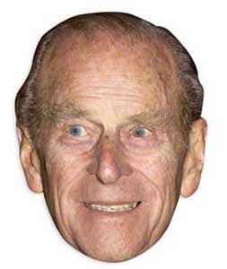 SM44 Duke of Edinburgh Prince Phillip British Royal Family Single Face Mask