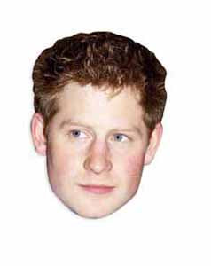 SM47 Prince Harry British Royal Family Single Face Mask