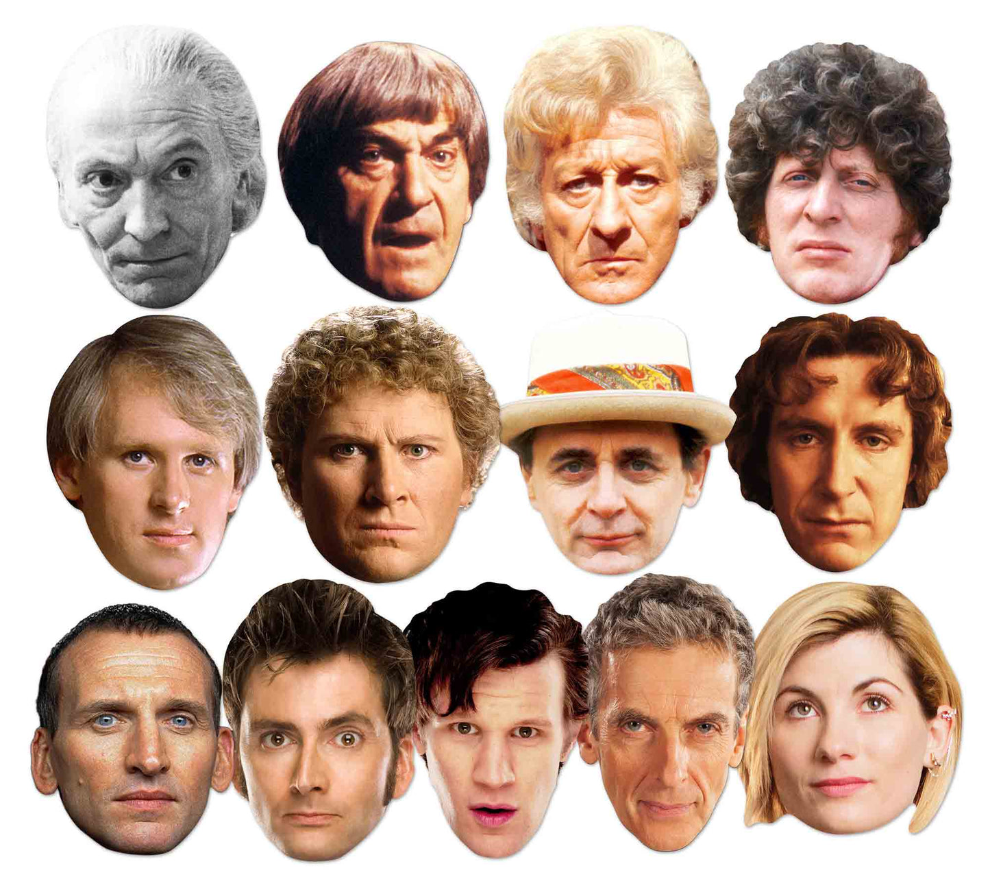 SMP427 BBC Doctor Who Complete Series All Doctors 13 Mask Pack