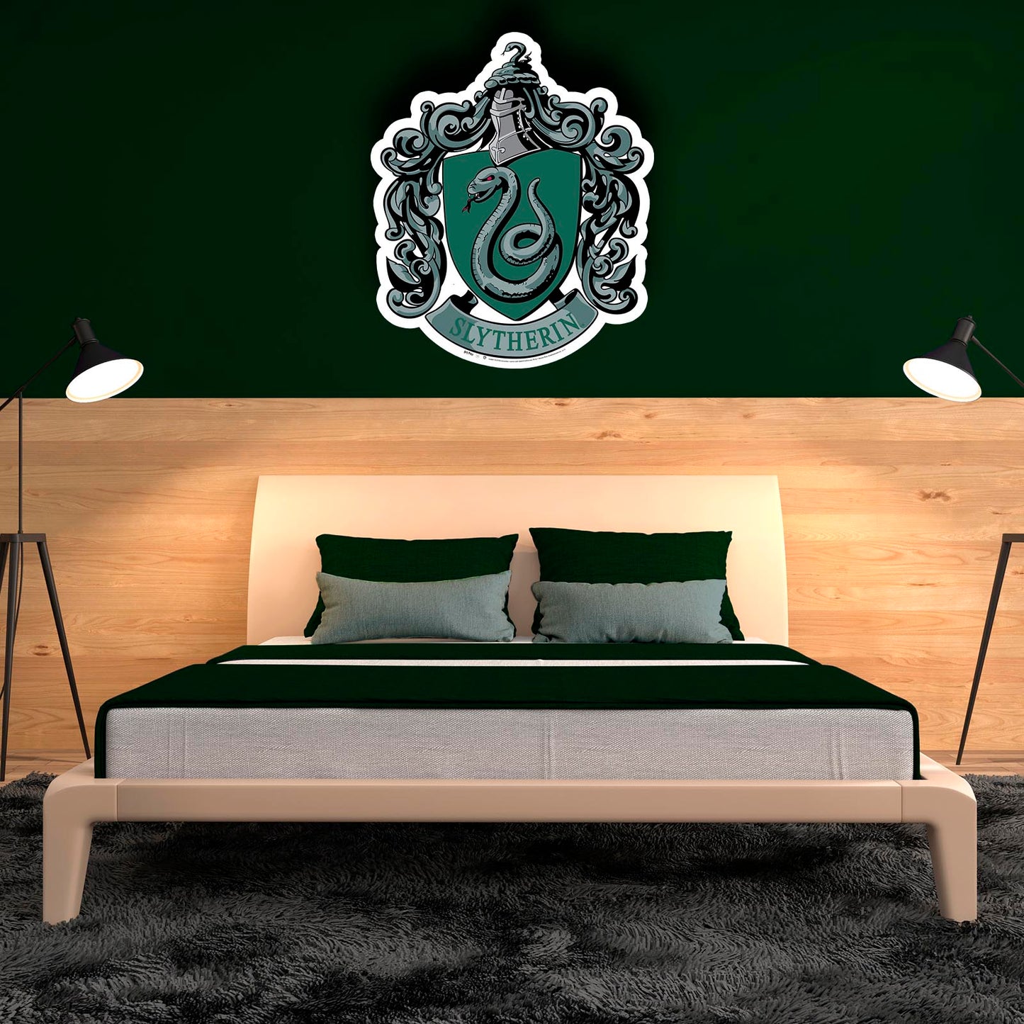 WA044 Slytherin Emblem Wall Cut Out HARRY POTTER WIZARDING WORLD Height 61cm