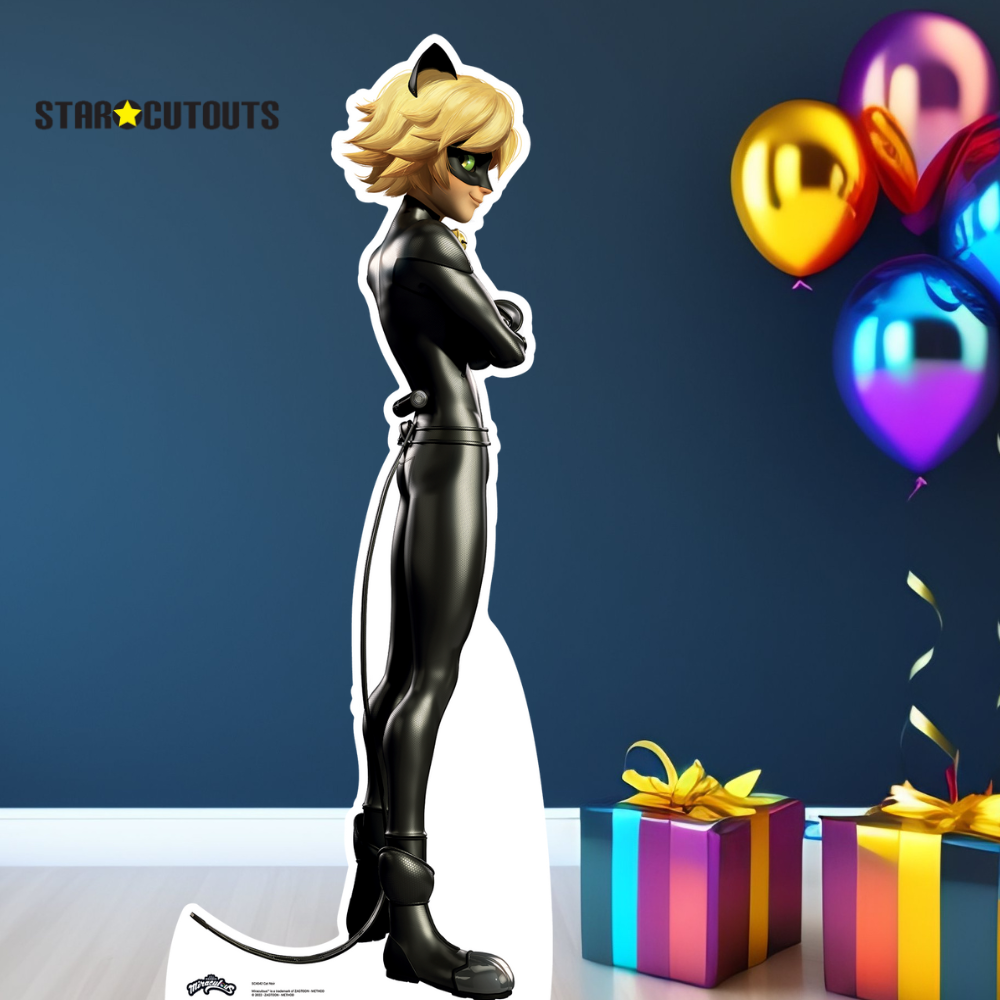 SC4042 Cat Noir - Miraculous: Tales of Ladybug & Cat Noir Cardboard Cut Out Height 152cm