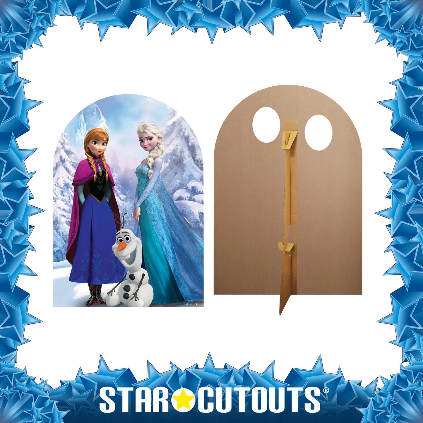 SC761 Frozen Stand-In child sized Cardboard Cut Out Height 134cm