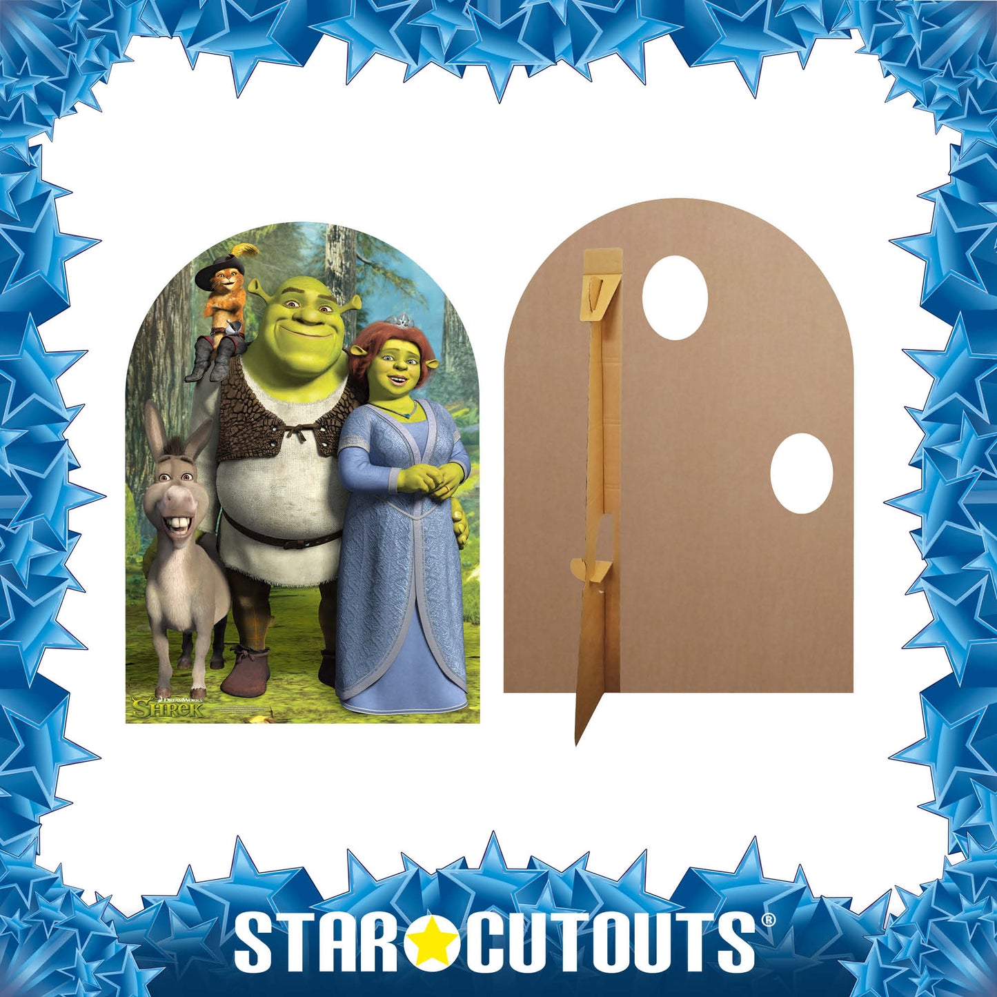 SC821 Shrek Stand-in (Child-Sized) Cardboard Cut Out Height 134cm