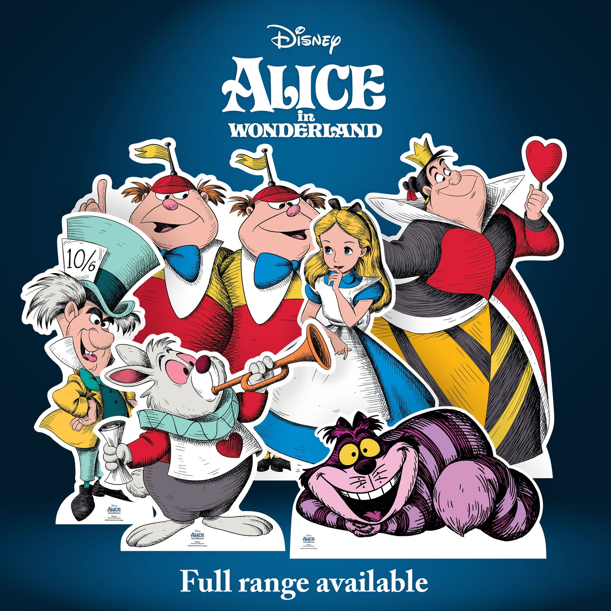 SC4243 Vintage Alice in Wonderland Alice Star Mini Cardboard Cut Out H –  Star Cutouts
