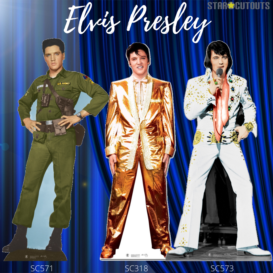 SC238 Elvis Shooting with Guitar Cardboard Cut Out Height 180cm