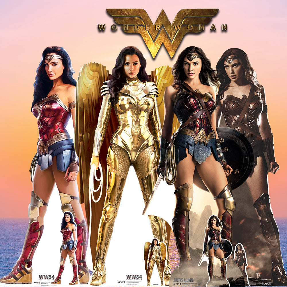 SC1225 Wonder Woman (Movie Graphic Artwork) Cardboard Cut Out Height 184cm 